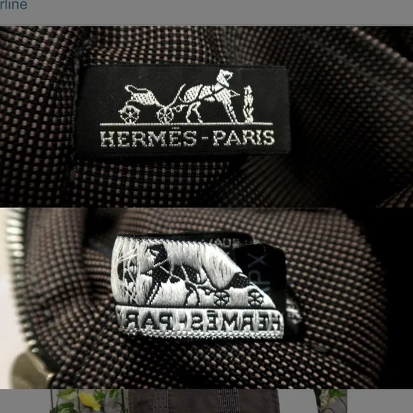 Hermes Herline Tote in Dark Gray - Picture 10 of 11